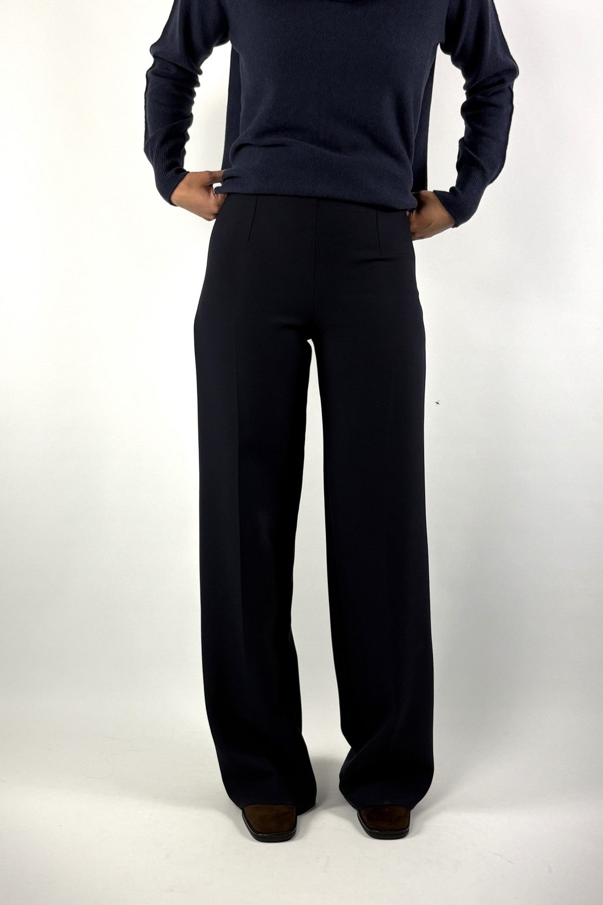 Oscar Amber trousers rechte broek – Midnight Blue