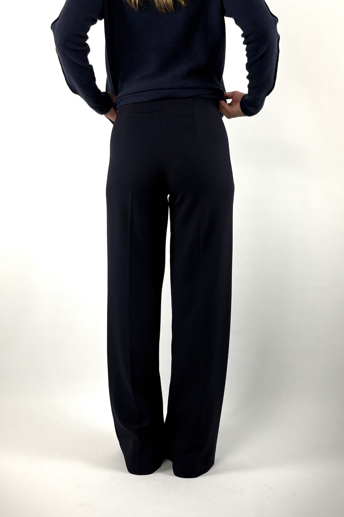 Oscar Amber trousers rechte broek – Midnight Blue