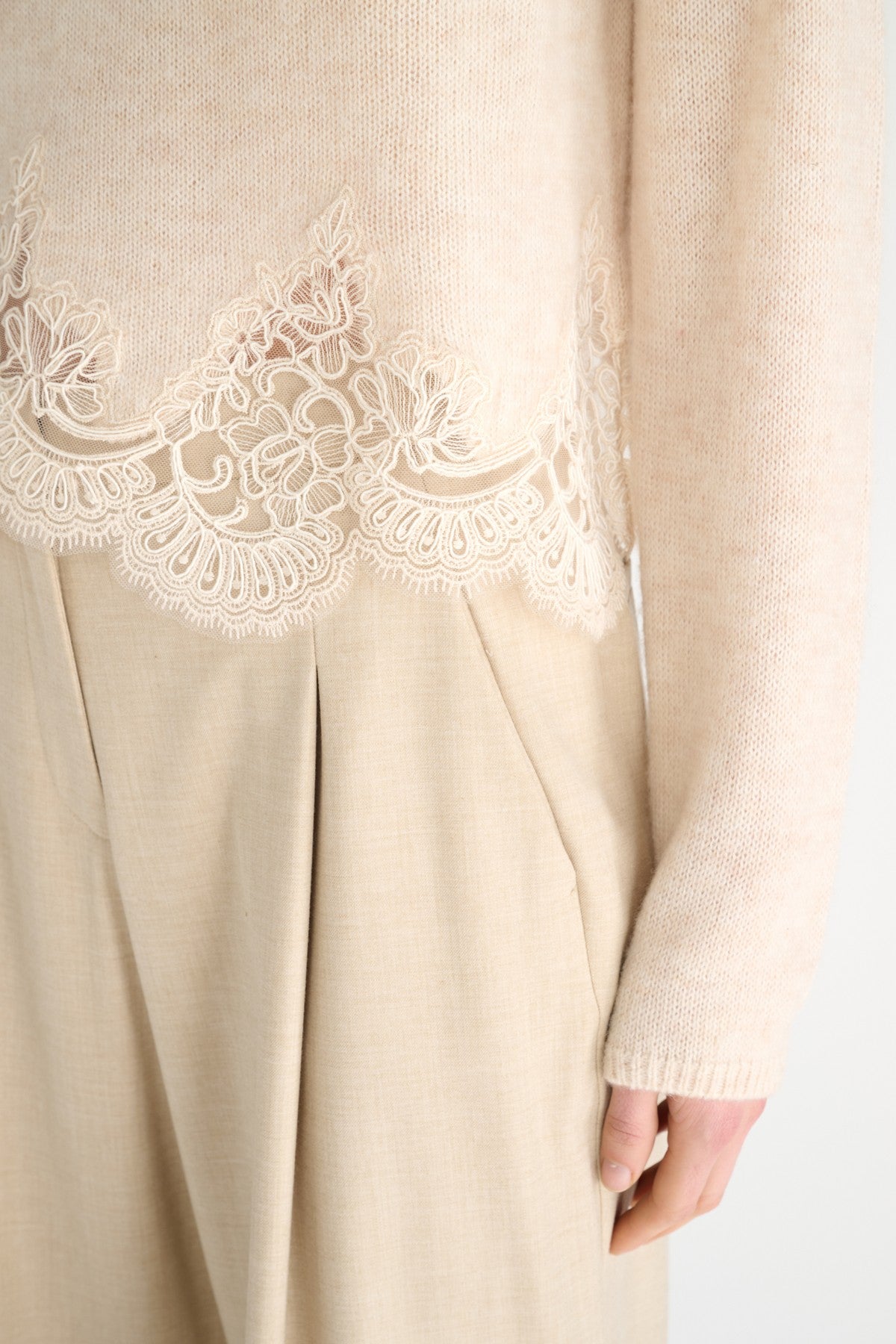 Oscar The Collection Hamilton Pullover – Macadamia