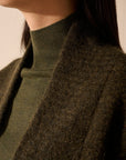 Oscar the collection - James vest - Cardigan met zakjes - khaki