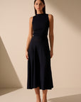 Oscar The Collection - Luca skirt - Rok midi plooien - navy