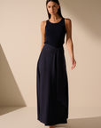 Oscar The Collection - Sash top - Top ronde hals - navy