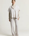 Peserico gebreide sweater wol, zijde & kasjmier