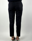 Peserico 7/8 broek in flanel cashmeremix – Universe Blue