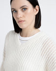 Peserico - A99562F05 | C42 - Sweaterpull V sequins