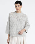 Peserico - A99575F03 | A76 - Sweater sequins alpaca