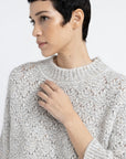 Peserico - A99575F03 | A76 - Sweater sequins alpaca