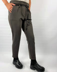 Seductive - Gina/6865/689 - Broek chinoh riempje - mocca