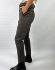 Seductive - Gina/6865/689 - Broek chinoh riempje - mocca