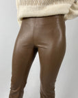 Seductive - Cindessa 9568 | 650 - Broek recht ecoleder - hazelnut