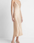 Vince - V0272-51887 |  911 - Slip dress rafelzoom - pale nut