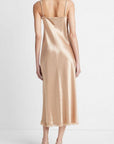 Vince - V0272-51887 |  911 - Slip dress rafelzoom - pale nut