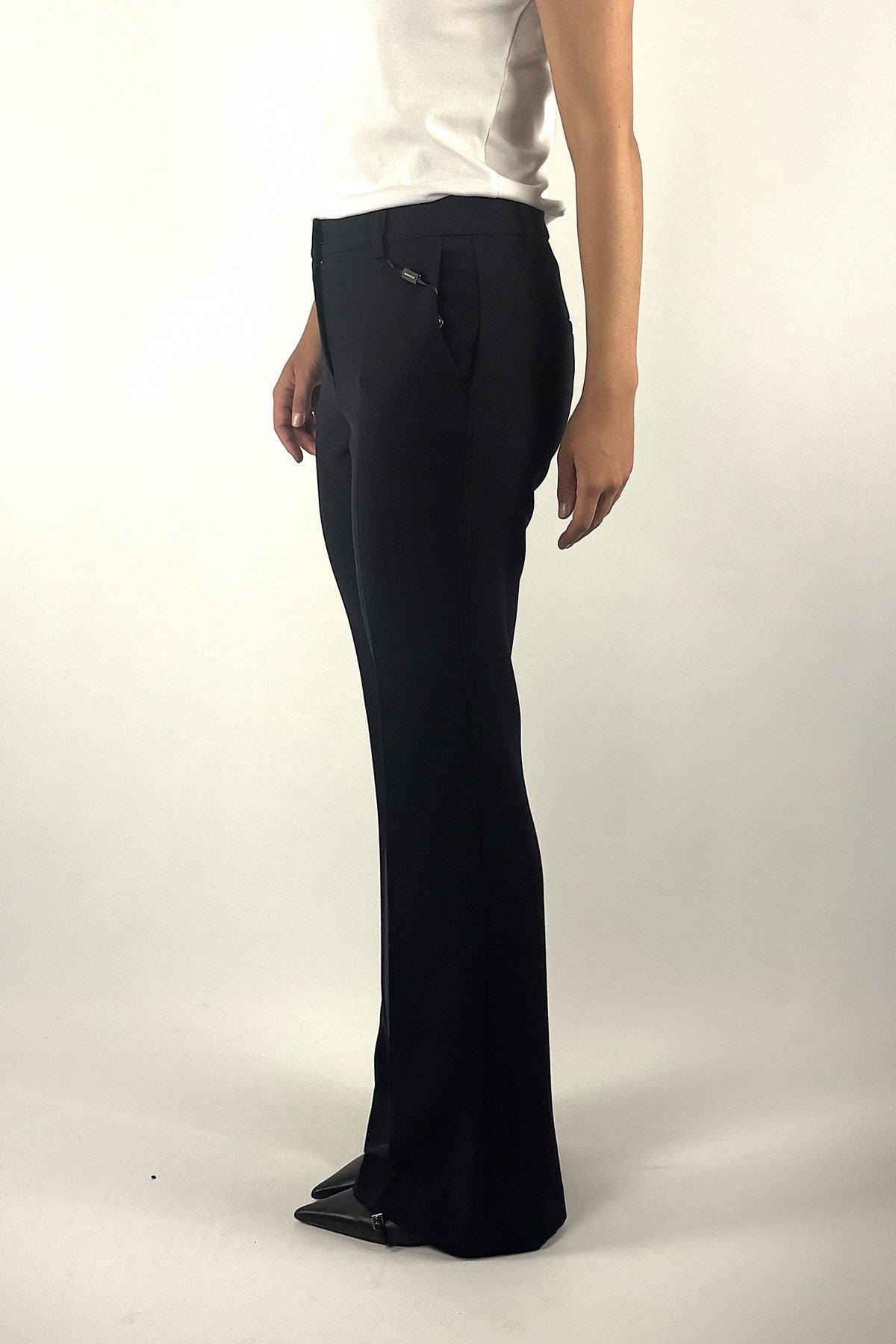 Seductive Rosie bootcut broek met wijde pijpen – Marine