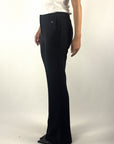 Seductive Rosie bootcut broek met wijde pijpen – Marine