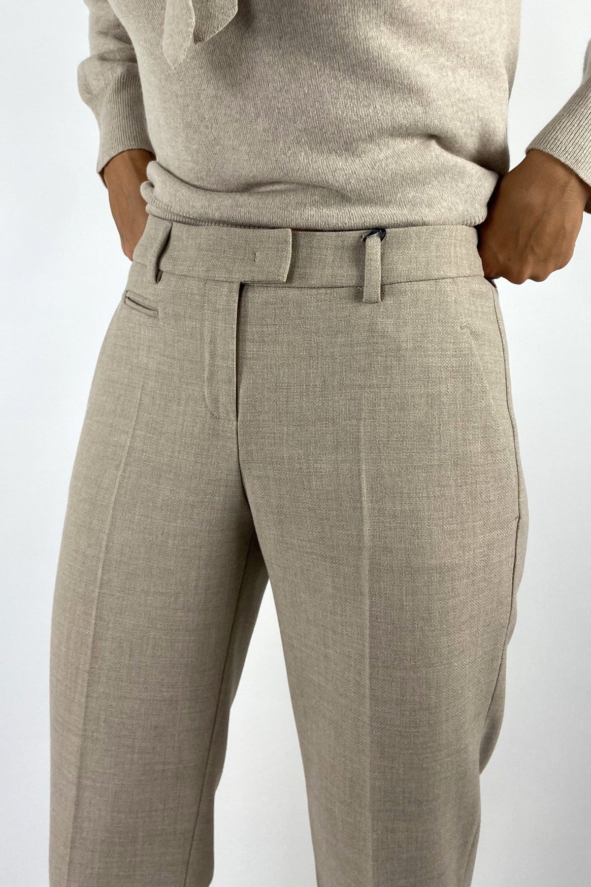 Seductive Mary 092825/9540 rechte pantalon – beige