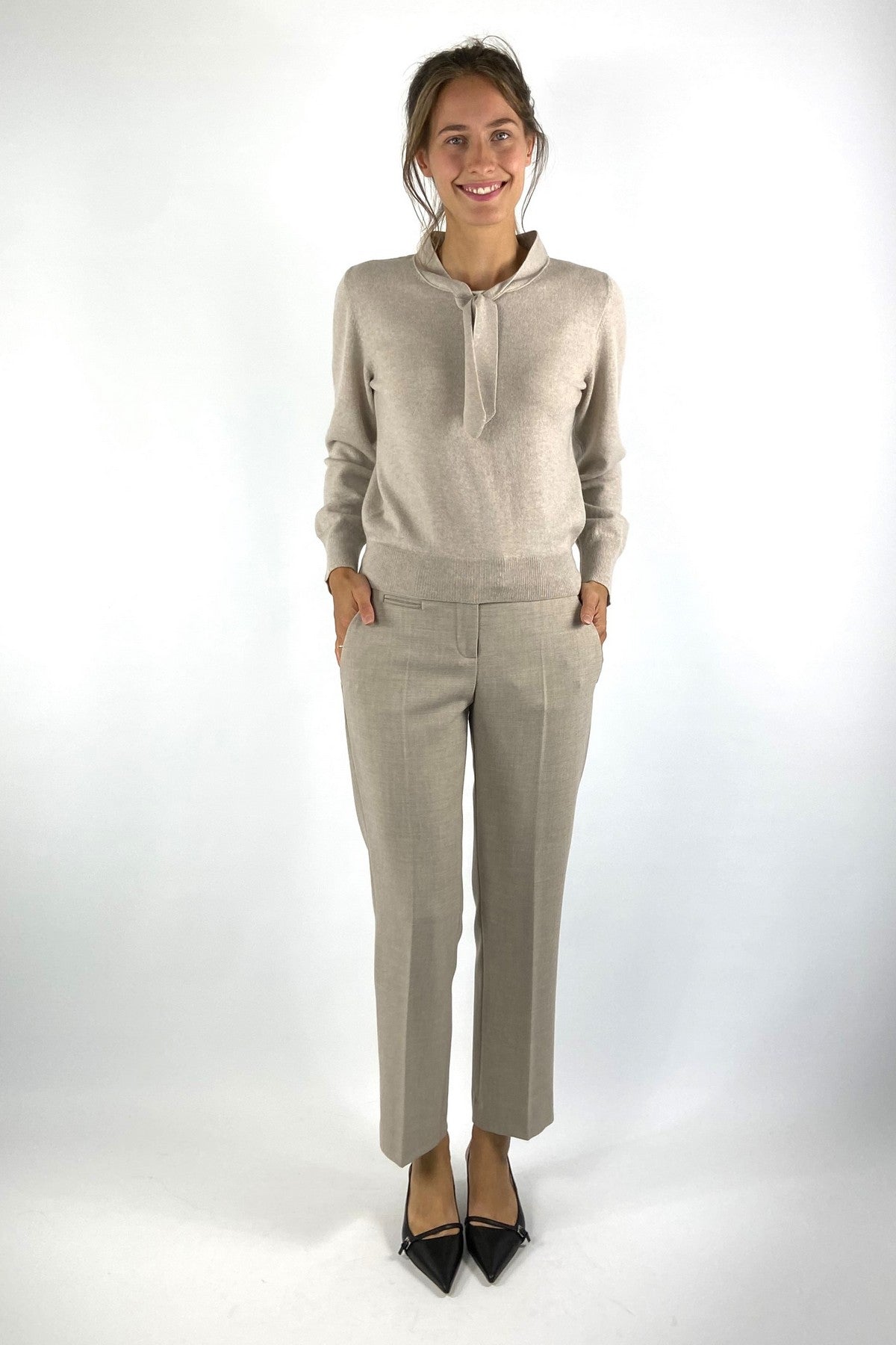 Seductive Mary 092825/9540 rechte pantalon – beige
