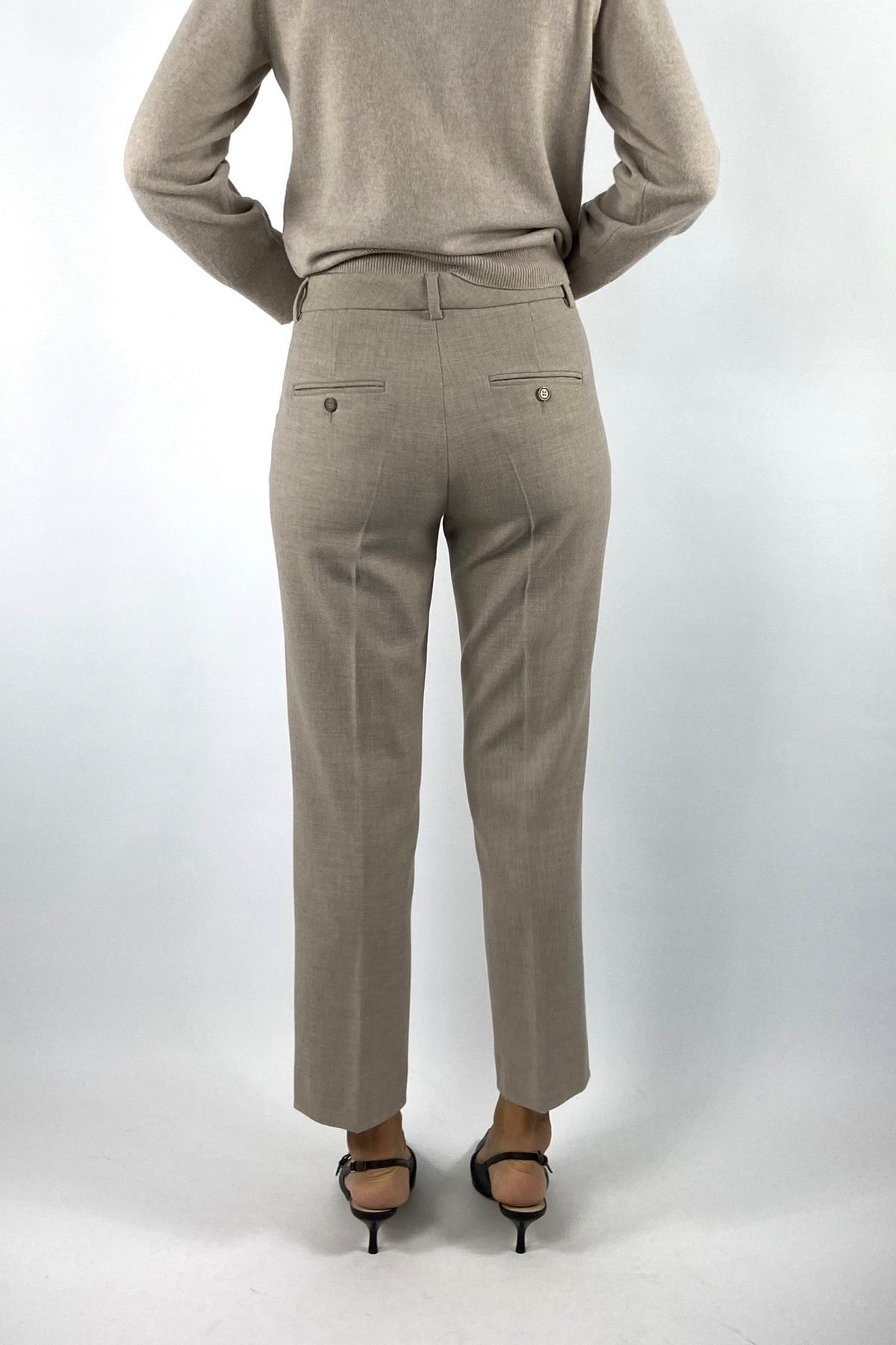 Seductive Mary 092825/9540 rechte pantalon – beige