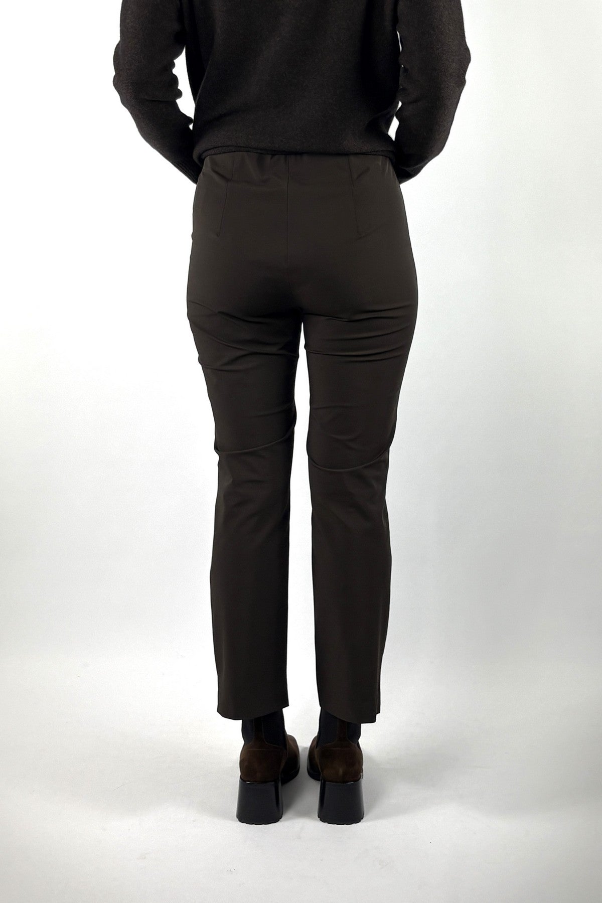 Seductive Cindy tapered fit pull-on broek – Tabak