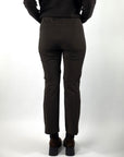 Seductive Cindy tapered fit pull-on broek – Tabak
