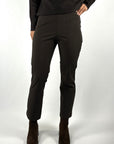 Seductive Cindy tapered fit pull-on broek in Tabak