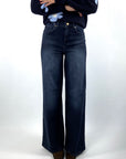 Seductive Maury 095353/9369 Wide Leg Jeans – Braun Blau