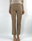 Seductive - Cindessa 9568 | 346 - Broek recht ecoleder - camel