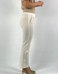 Seductive - Inez 6352 | 120 - Broek recht muntzakje - off-white