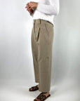 Seductive - Sloanne - Broek wijd linnen - Ginger