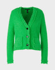 Marc Cain - VC 39.13 M22 | 549 - Cardigan bouclé 2 zakjes - appelgroen