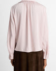 Vince - V133613139|683 - Bloes zijdestretch smocked - lichtroze