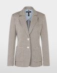 Marc Cain - XC 34.36 J47 | 182 - Blazer  met ruit - SMOKE