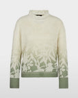 Marc Cain Collections - XC 41.15 M20 | 503 - Pull kort onder motief soft sage