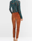 Marc Cain - XC 81.21 W48 | 637 - Broek Silvi fluweel