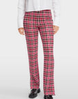 Marc Cain - XC 81.50 J49 | 244 - Broek ruitmotief - fuchsia roze