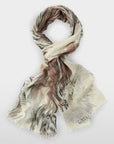 Marc Cain - XC B4.07 Z43 | 182 - Sjaal print wol cashmere - smoke