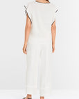 Marc Cain - YC 48.31 J14 | 110 - Shirt volantmouwen - off white