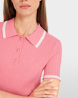 Marc Cain - YC 53.02 M31 | 236 - Poloshirt gebreid - candy pink