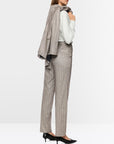 Marc Cain - ZC 81.25 W73 | 836 - Broek gestreept Fendou - grijs