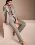 Marc Cain - ZC 81.25 W73 | 836 - Broek gestreept Fendou - grijs