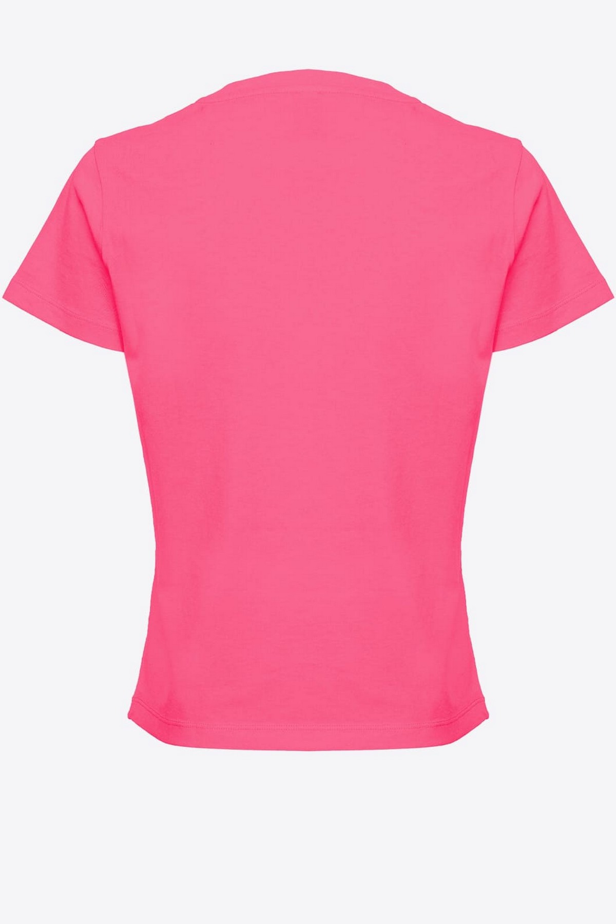 Pinko - BASICO P47 - 1G173G - T-shirt Pinko logo fuchsia - uitverkocht