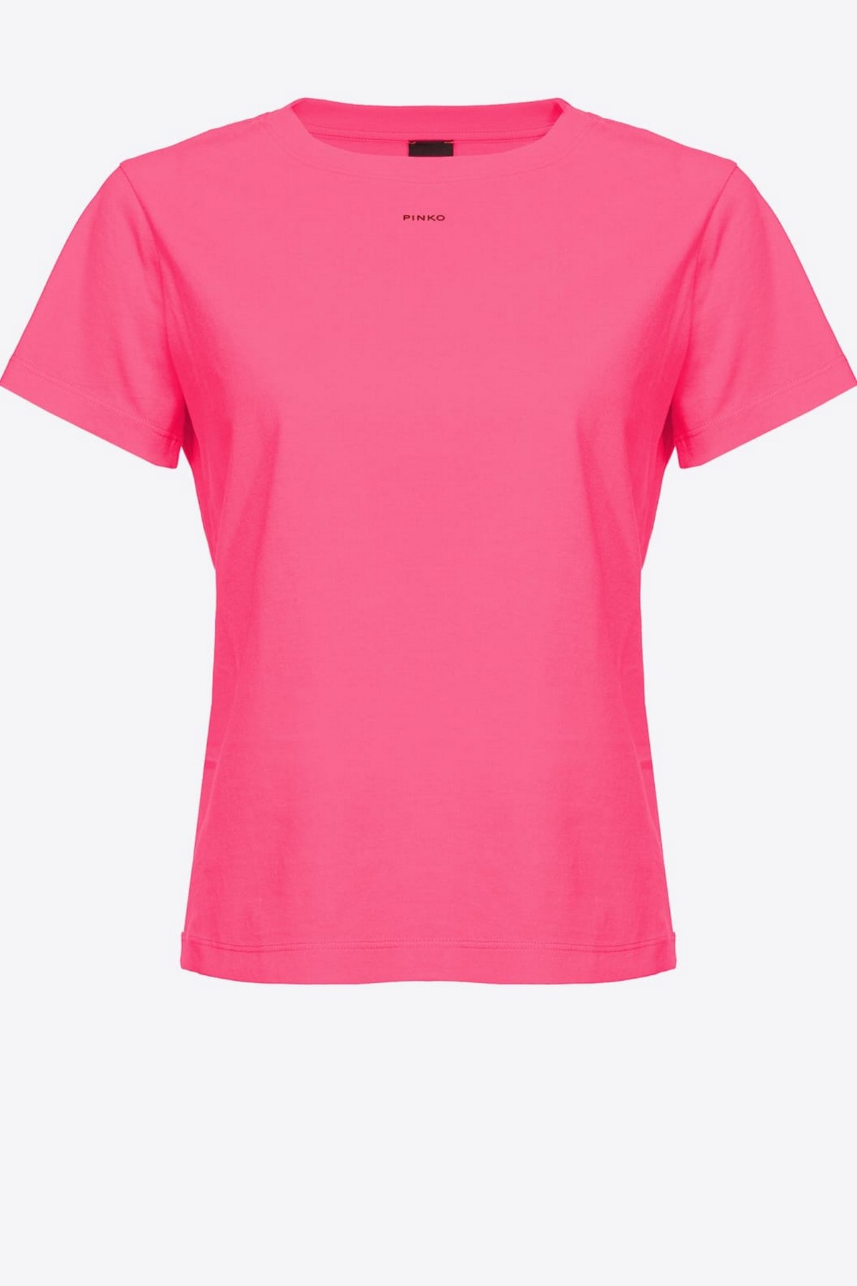 T-shirt Pinko logo in de kleur fuchsia van het merk Pinko