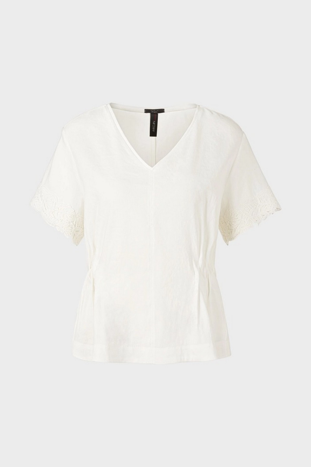 Shirtbloes kanten biezen in de kleur off white van het merk Marc Cain Collections
