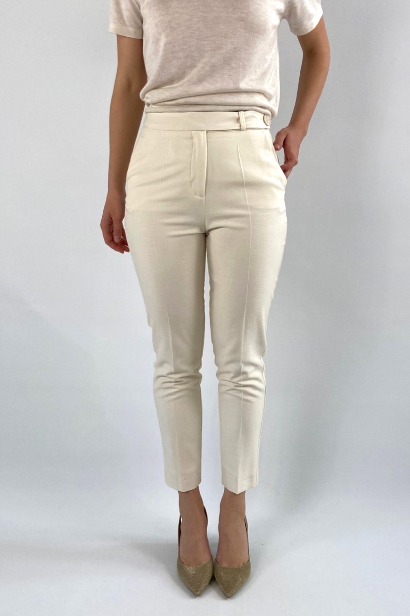 Oscar the collection - Maple Trousers - Broek chinoh ecru