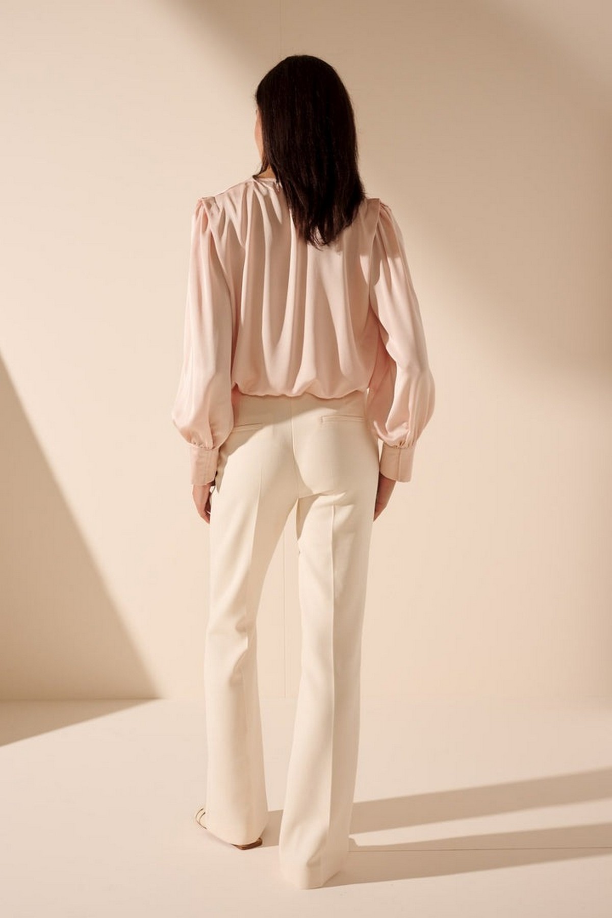 Oscar the collection - Laure Trousers - Broek flared shell rose