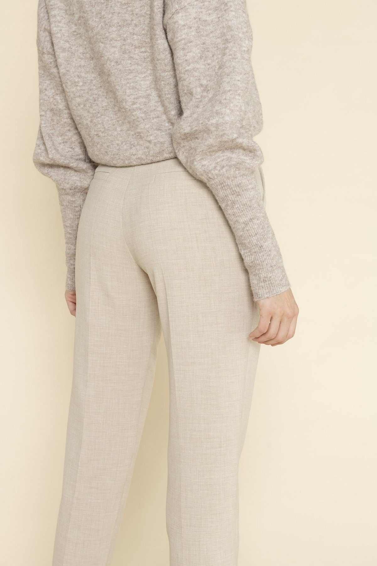 Oscar the collection - Bilbao trousers - Broek smal beige