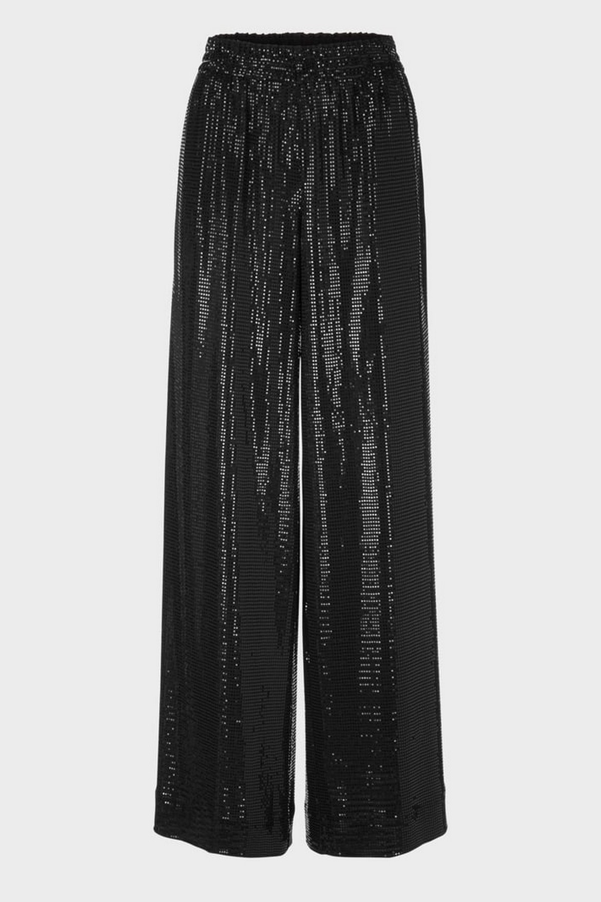 Broek wijd glinster in de kleur zwart van het merk Marc Cain Collections